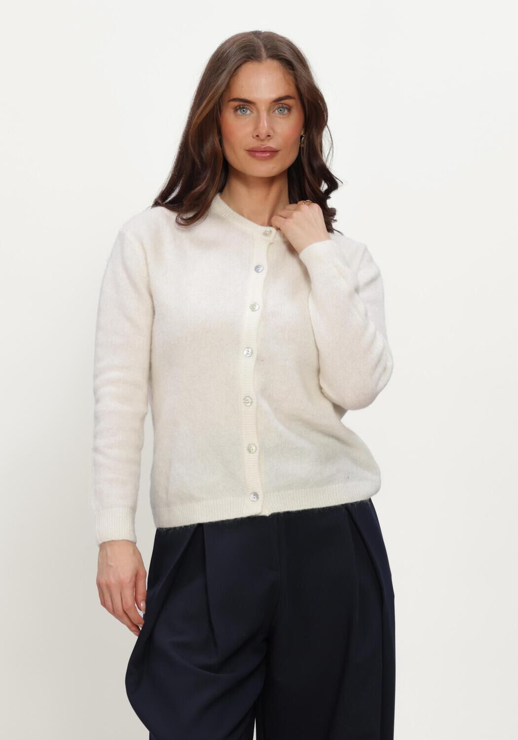 Ecru LINA LOCCHI Strickjacke LL-BERBER - large