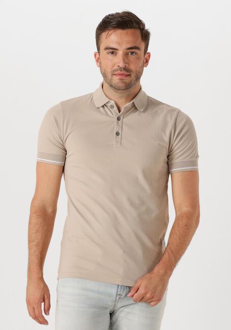 Beige GENTI Polo-Shirt POLO 3 BUTTON SS J2001-1212 - large