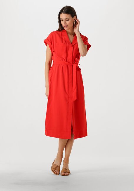 Rote MSCH COPENHAGEN Midikleid MSCHIMILA SELIA SS DRESS - large