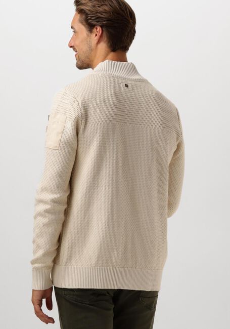Beige PME LEGEND Strickjacke ZIP JACKET COTTON STRUCTURE - large