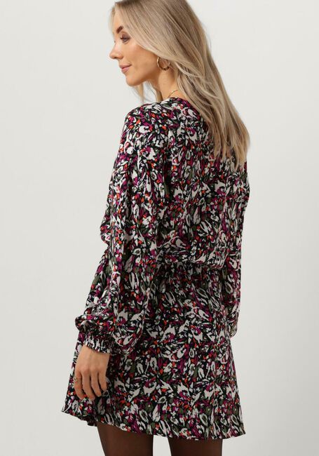 Mehrfarbige/Bunte ALIX THE LABEL Minikleid LADIES WOVEN BLURRY FLOWER WRAP DRESS - large