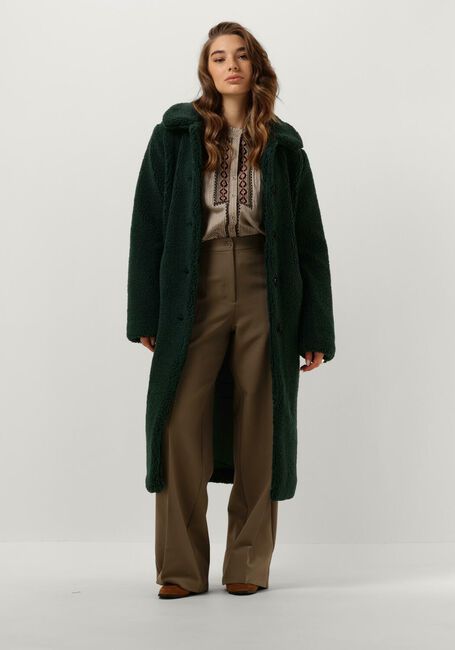 Dunkelgrün ANOTHER LABEL Fake-Fur-Jack MOUSSY COAT - large