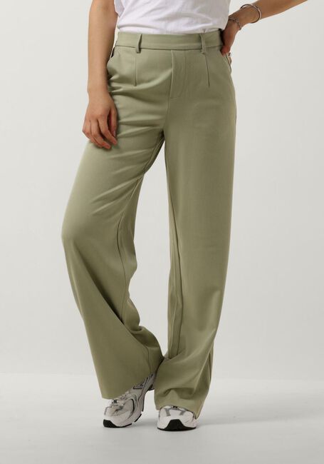 Grüne OBJECT Hose OBJLISA WIDE PANT - large