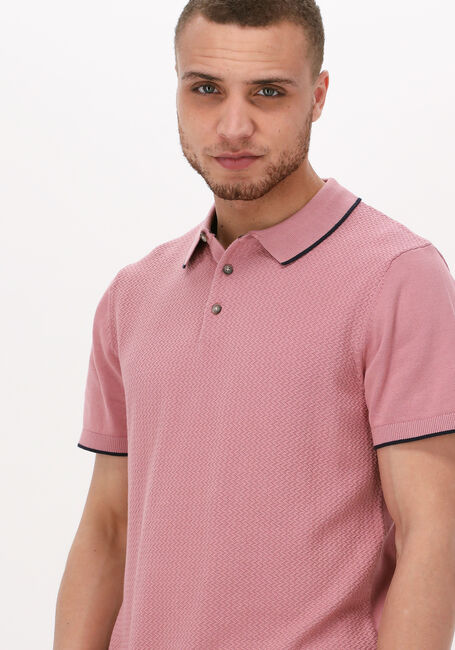 Rosane SELECTED MEN Polo-Shirt SLHHANK SS KNIT BUTTON POLO - large