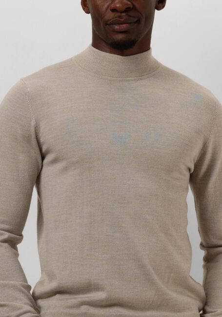 Beige PROFUOMO Pullover PULLOVER MOCK - large