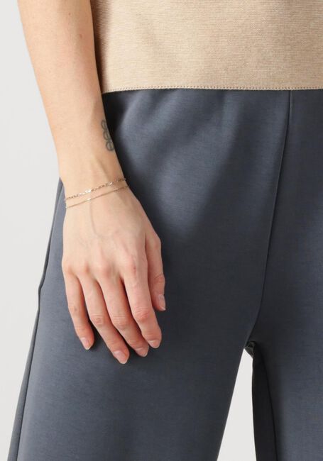 Dunkelgrau ALIX THE LABEL Hose LADIES KNITTED FLOWY SIDE SLIT PANTS - large