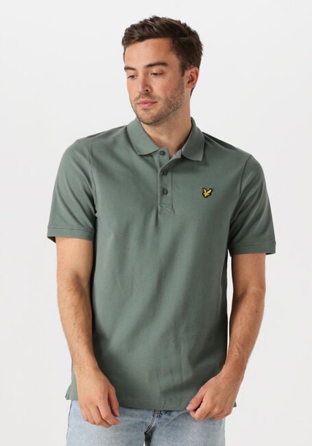 Grüne LYLE & SCOTT Polo-Shirt PLAIN POLO SHIRT - large