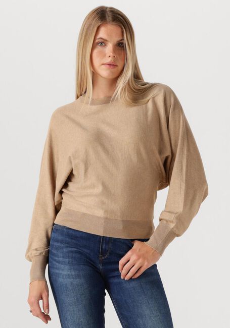 Beige MINUS Pullover DANA BAT SLEEVE KNIT PULLOVER - large
