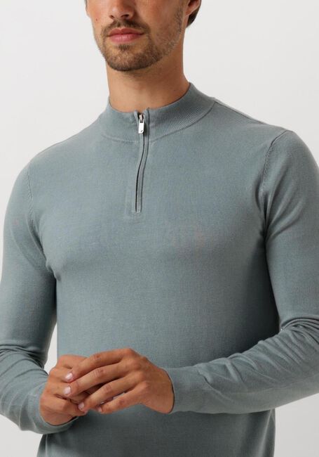 Blaue PURE PATH Pullover REGULAR FIT KNITWEAR HALFZIP803 - large
