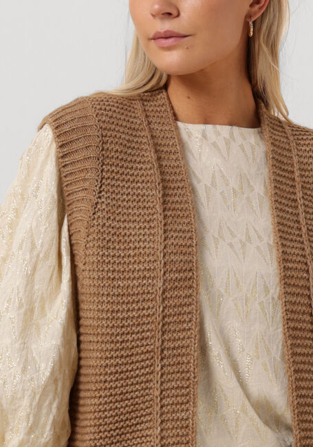 Camelfarbene BY-BAR Gilet OLE GILET - large