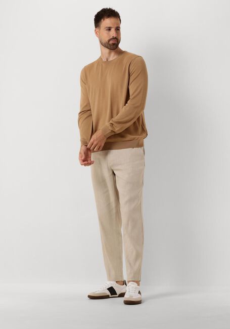 Camelfarbene BOSS BLACK Pullover LENO - large