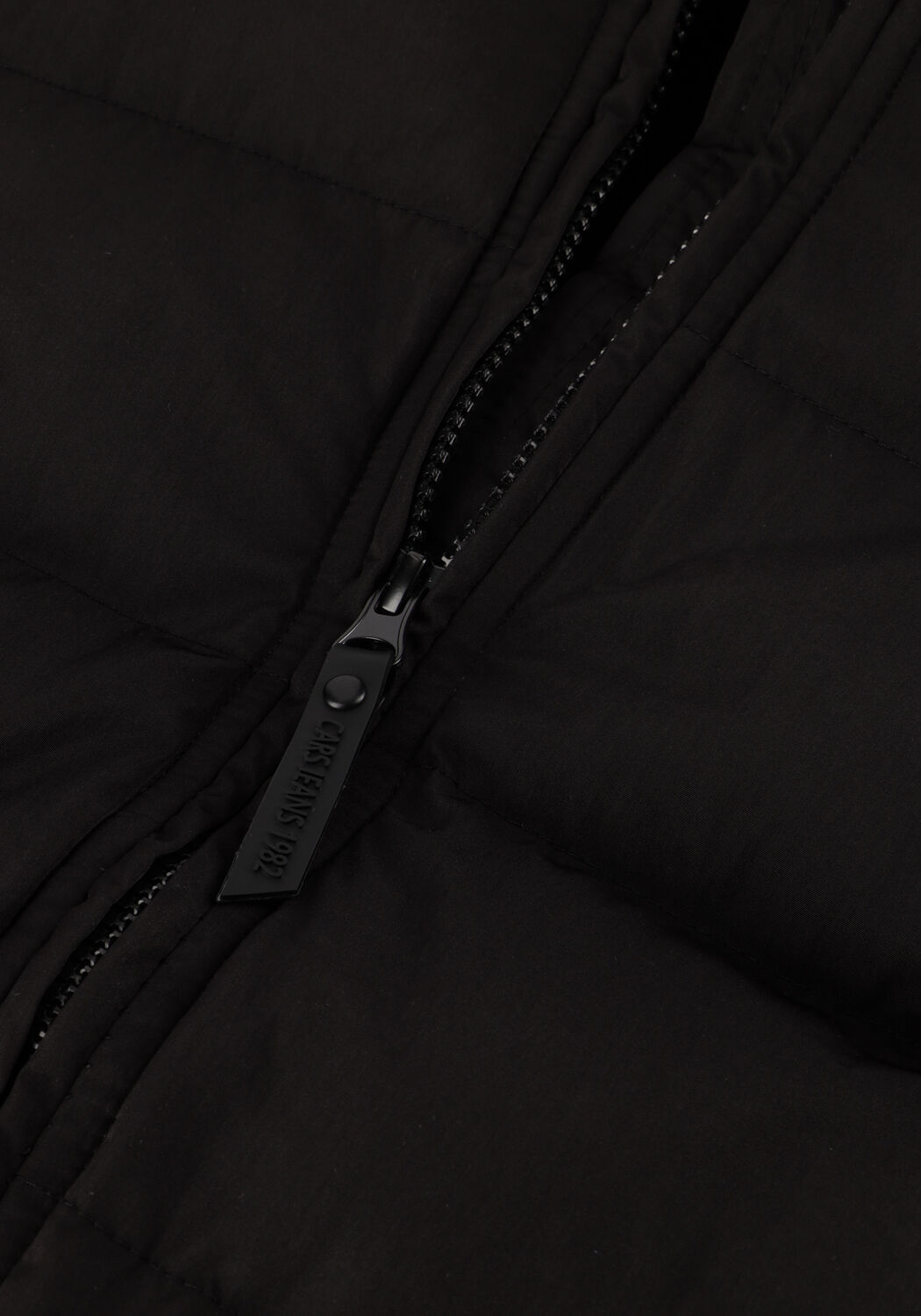 Schwarze CARS JEANS Wattierte Jack ATUYA - large