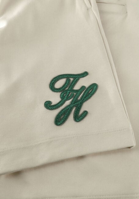 Wei&szlig;e TOMMY HILFIGER Kurze Hose TH SCRIPT GRAPHIC SWEATSHORTS - large