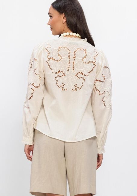 Nicht-gerade weiss SUMMUM Tops & T-shirts TOP EMBROIDERED CAMBRIC - large