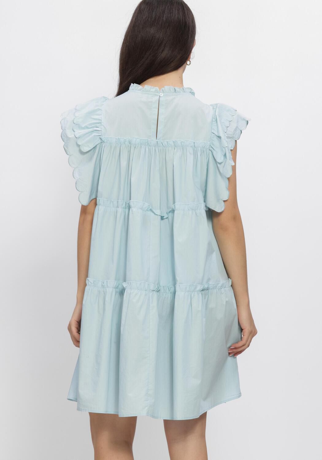 Blaue OBJECT Minikleid OBJHOPE S/L DRESS - large