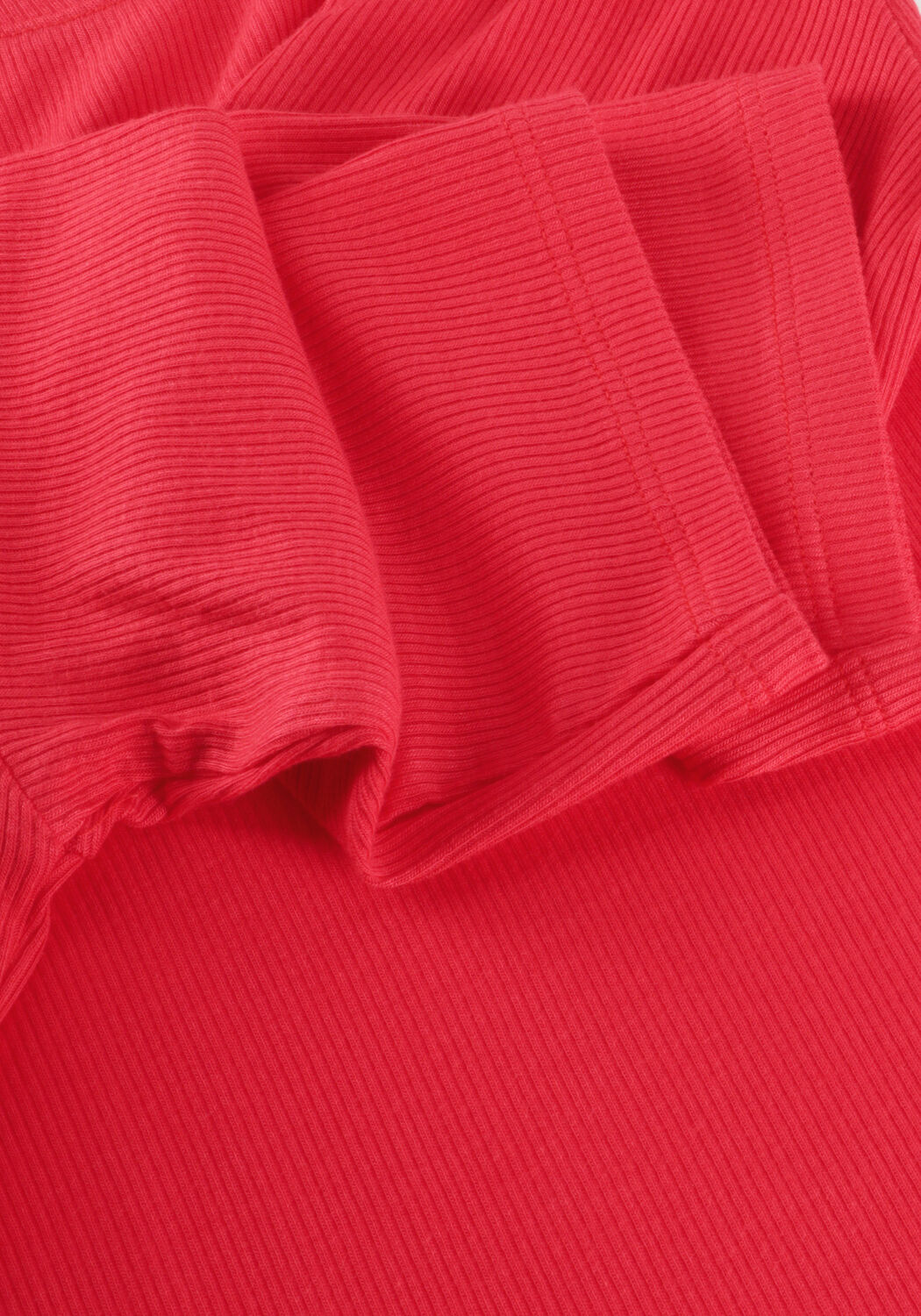 Rote MODSTR&Ouml;M Top KROWNMD O-NECK T-SHIRT - large