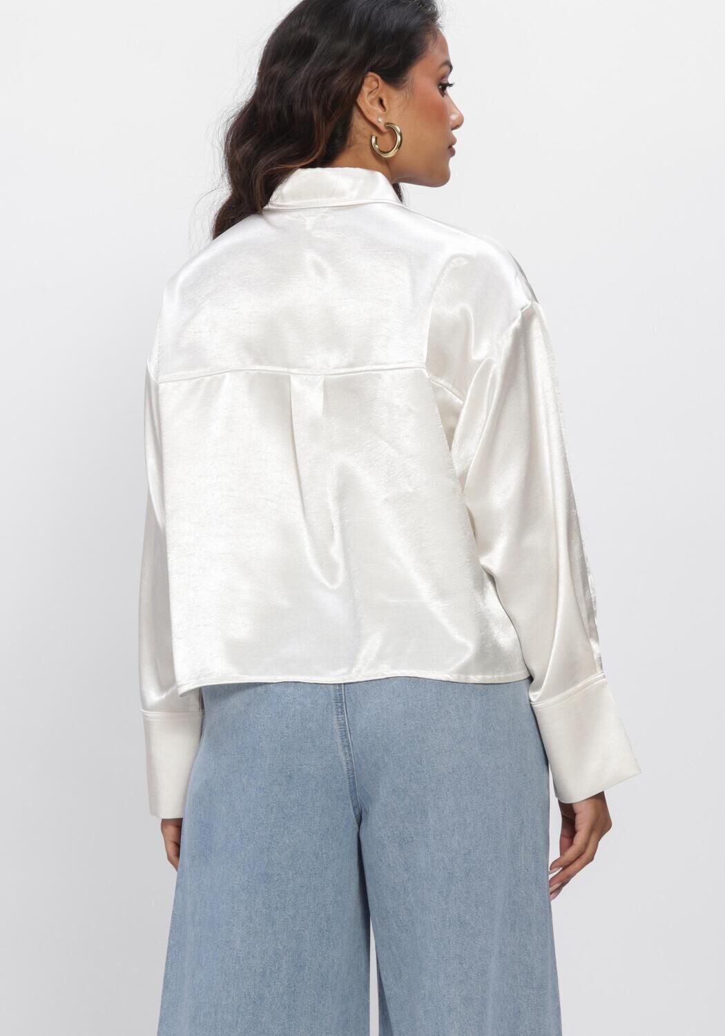Wei&szlig;e ALIX THE LABEL Blusen SATIN BLOUSE - large
