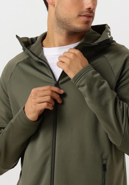 Grüne PEAK PERFORMANCE Strickjacke M RIDE ZIP HOOD - large