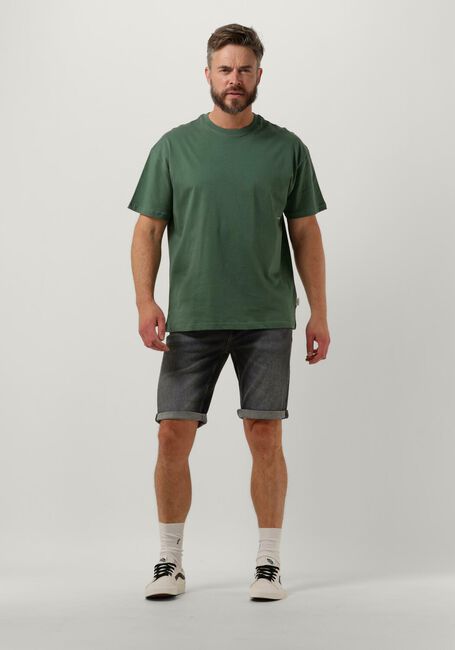 Dunkelgrün PUREWHITE T-shirt TSHIRT WITH SMALL LOGO AT SIDE AND BIG BACK EMBROIDERY - large