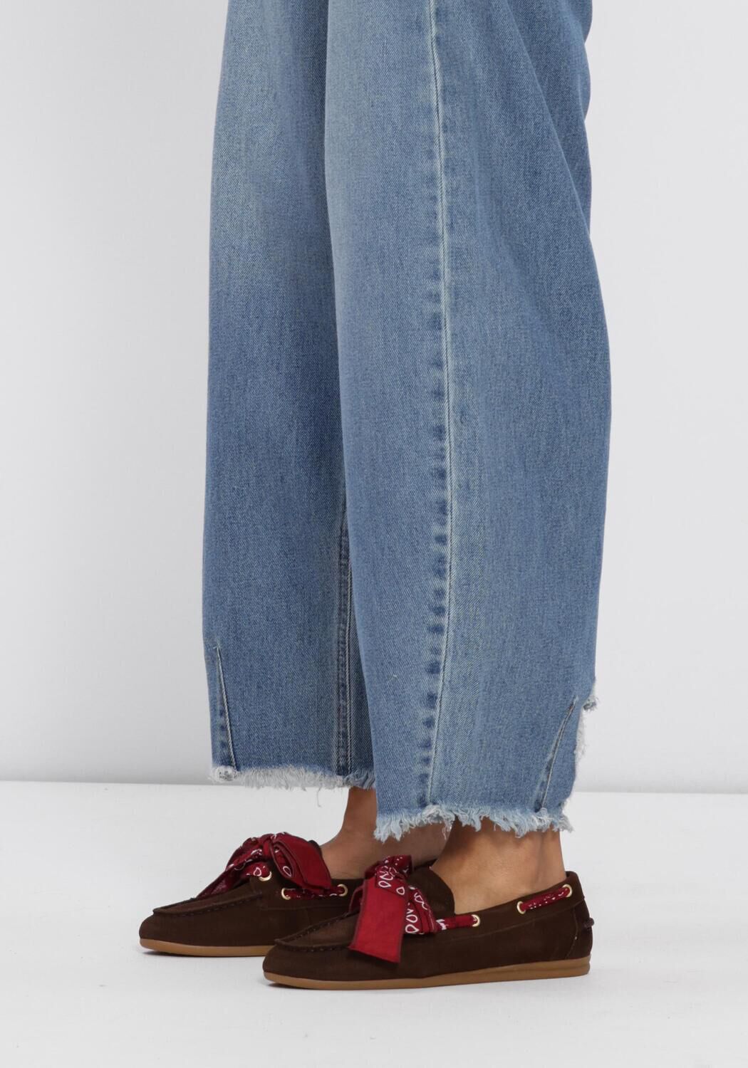 Braune TORAL Mokassins NAHUA BANDANA - large