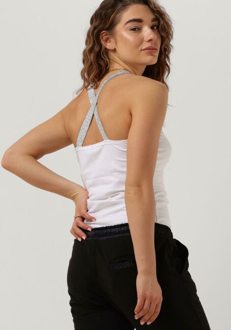 Weiße 10DAYS Top THE WRAPPER LUREX - large