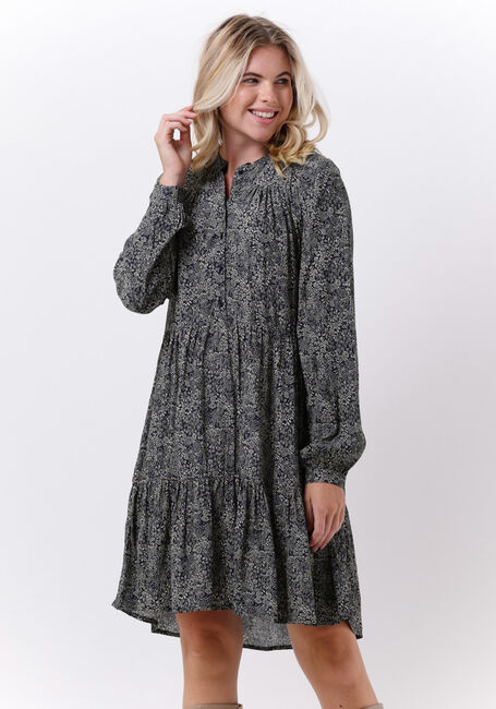 Schwarze BY-BAR Midikleid NONO MEADOW DRESS - large