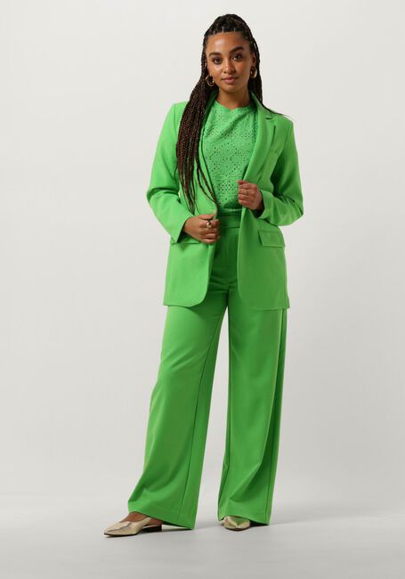 Grüne OBJECT Hose OBJLISA WIDE PANT - large