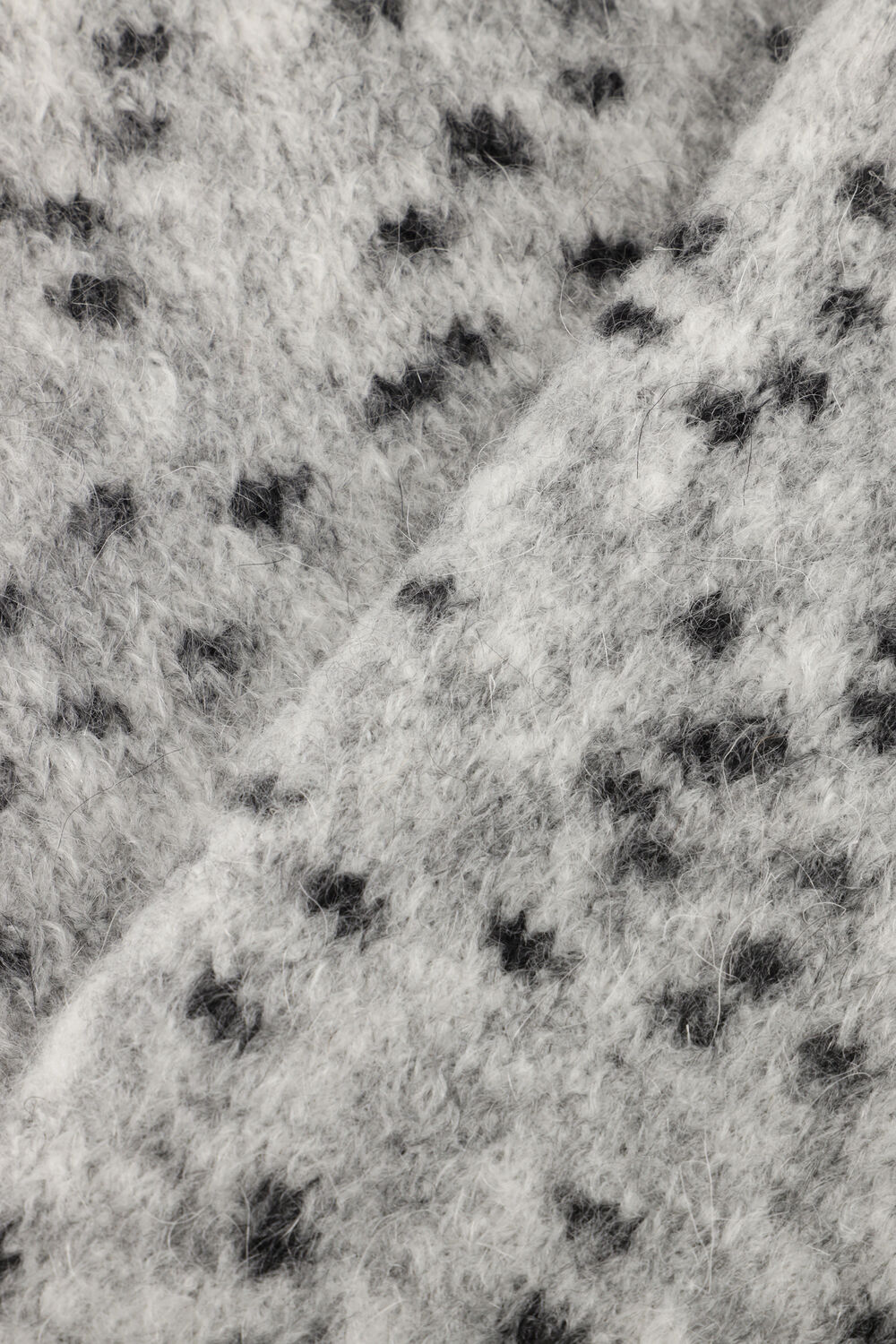 Graue SIMPLE Pullover KNIT-PONG-25-3 - large