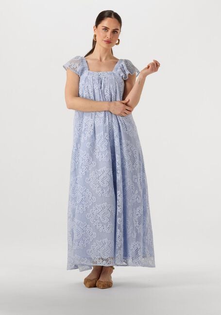 Hellblau LOLLYS LAUNDRY Maxikleid MILANLL MIDI DRESS SL - large