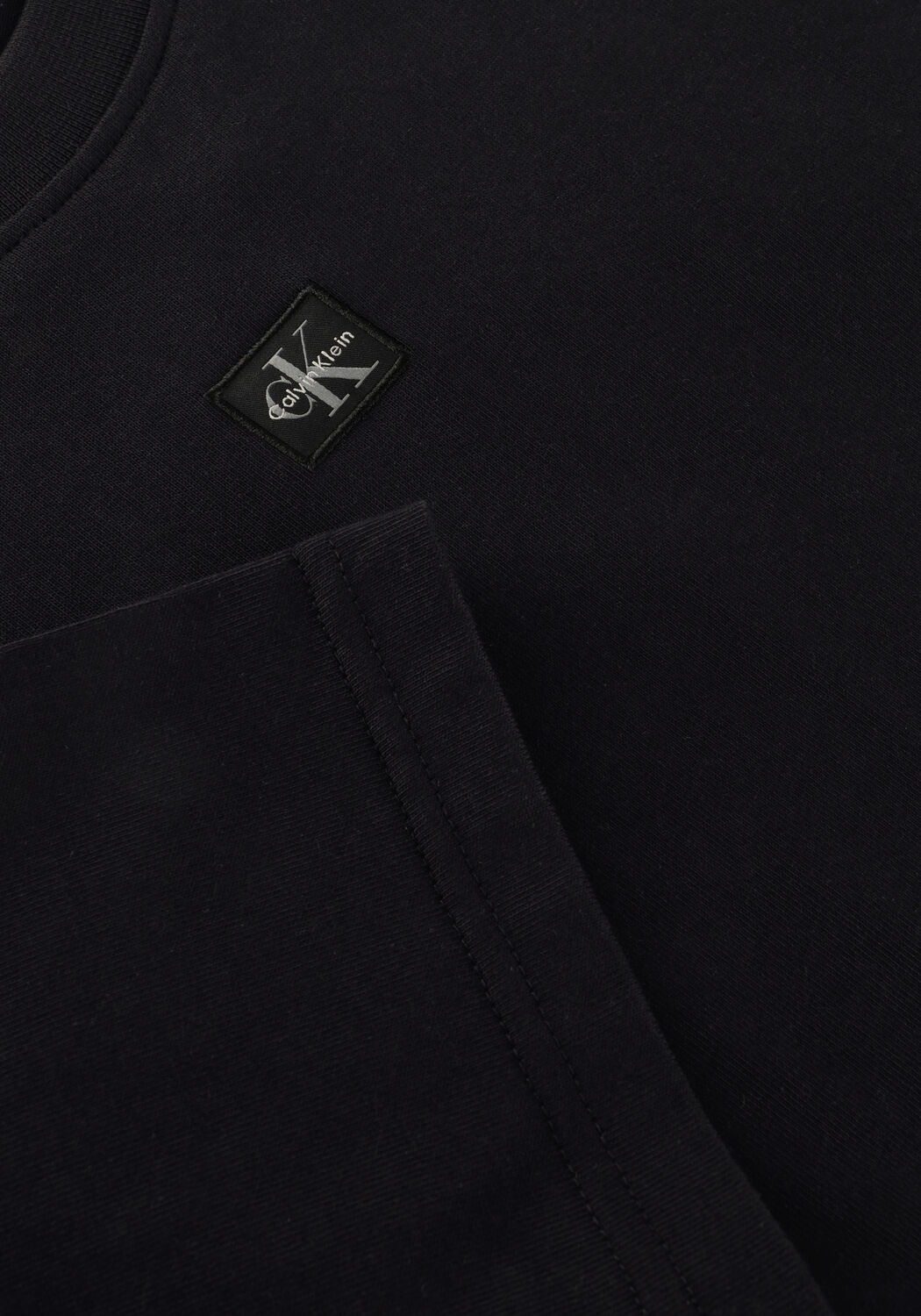 Schwarze CALVIN KLEIN Midikleid SS WOVEN LABEL OVERSIZED TEE DRE - large