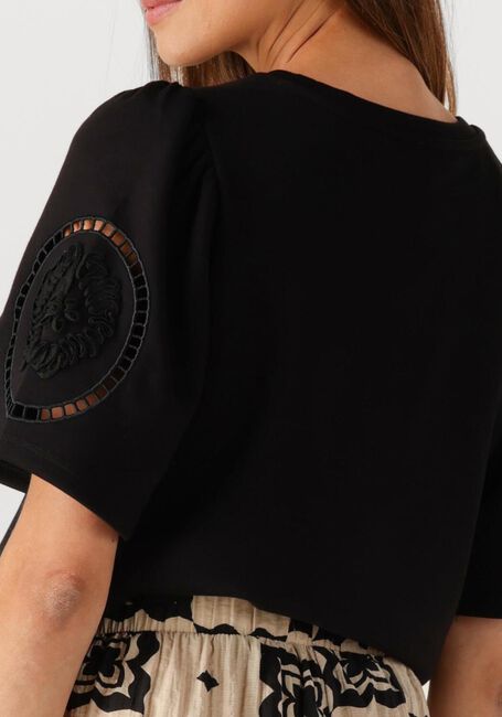 Schwarze OBJECT T-shirt OBJDORINA S/S RE TOP E SS FAIR 25 - large
