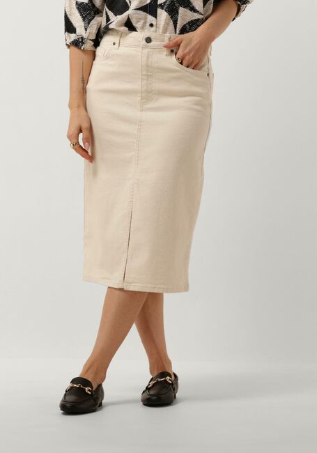 Sand OBJECT Midirock OBJELLEN MW MIDI TWILL SKIRT - large