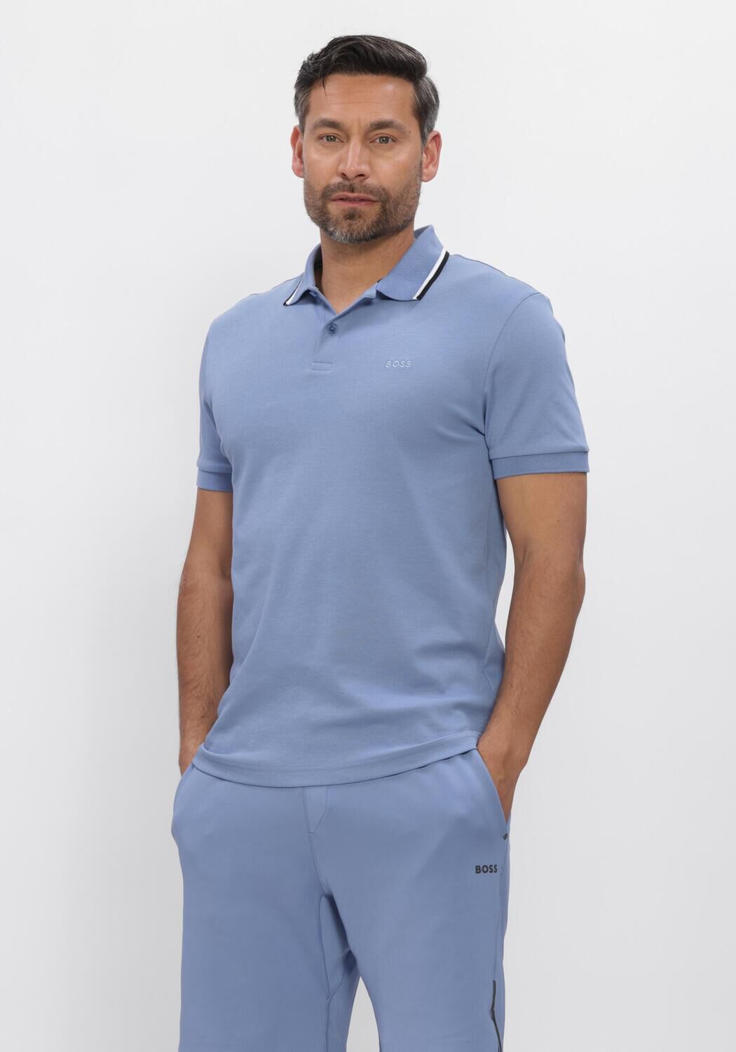 Blaue BOSS GREEN Polo-Shirt PL_JOIN PADDY - large