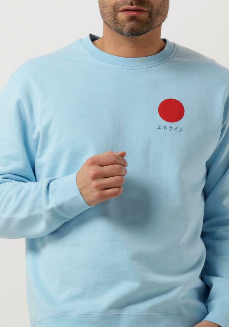 hellblau edwin sweatshirt japanese sun sweat heavy felpa IV8810
