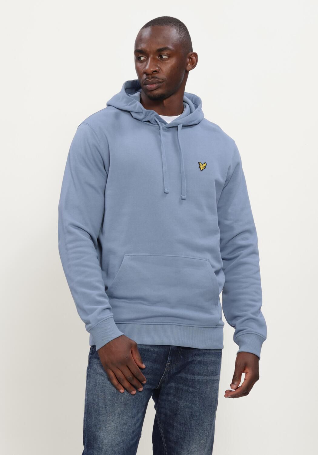 Hellblau LYLE & SCOTT Sweatshirt PULLOVER HOODIE - large