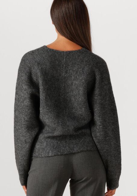 Dunkelgrau MSCH COPENHAGEN Pullover MSCHZINELLE HOPE WRAP PULLOVER - large