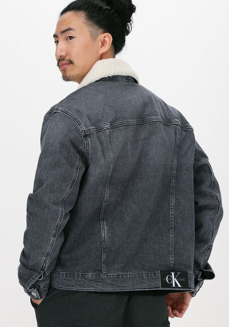 Graue CALVIN KLEIN Jeansjacke REGULAR 90S DENIM JACKET - large