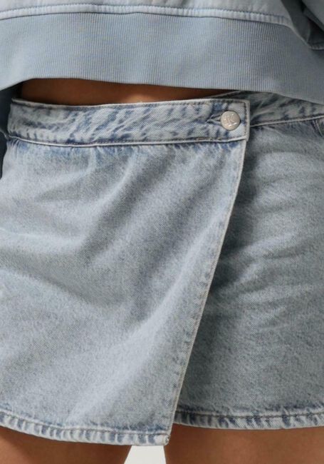 Blaue CALVIN KLEIN Kurze Hose WRAP SKORT - large