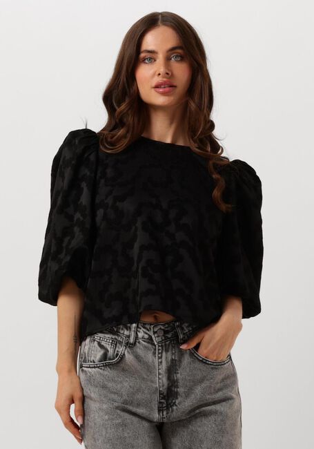 Schwarze CO'COUTURE Blusen BLANKA BOW BLOUSE - large