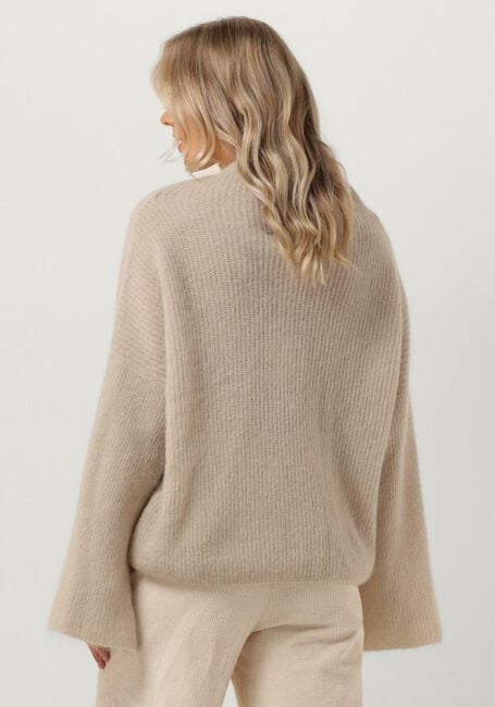 Beige AMERICAN DREAMS Pullover FELICIA OVERSIZED KNIT - large