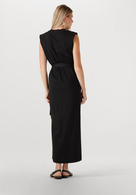 Schwarze SELECTED FEMME Maxikleid SLFHALLEY SL SHOULDERPAD ANKLE - large