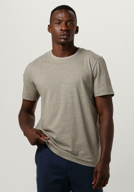 Olive SELECTED HOMME T-shirt SLHASPEN SS O-NECK TEE - large