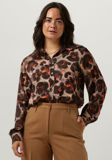 Mehrfarbige/Bunte SUMMUM Blusen BLOUSE ANIMAL VISCOSE - large
