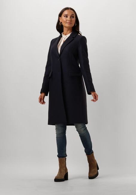 Dunkelblau TOMMY HILFIGER Mäntel WOOL BLEND CLASSIC COAT - large