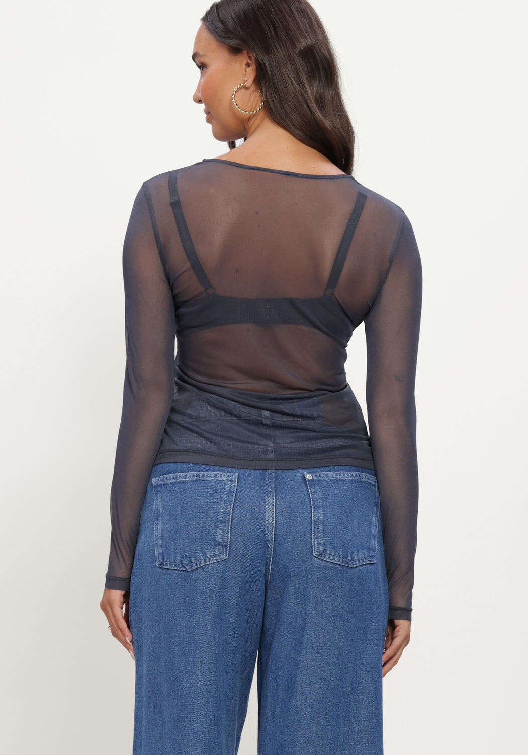 Dunkelgrau MSCH COPENHAGEN Top MSCHJANIE ILLENORA TOP - large