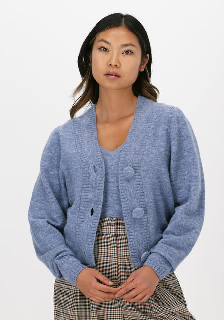 Blaue SUNCOO Strickjacke GILET GERMAN - large
