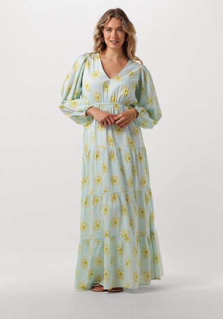 Hellblau OMODA ATELIER Maxikleid X KAE - large