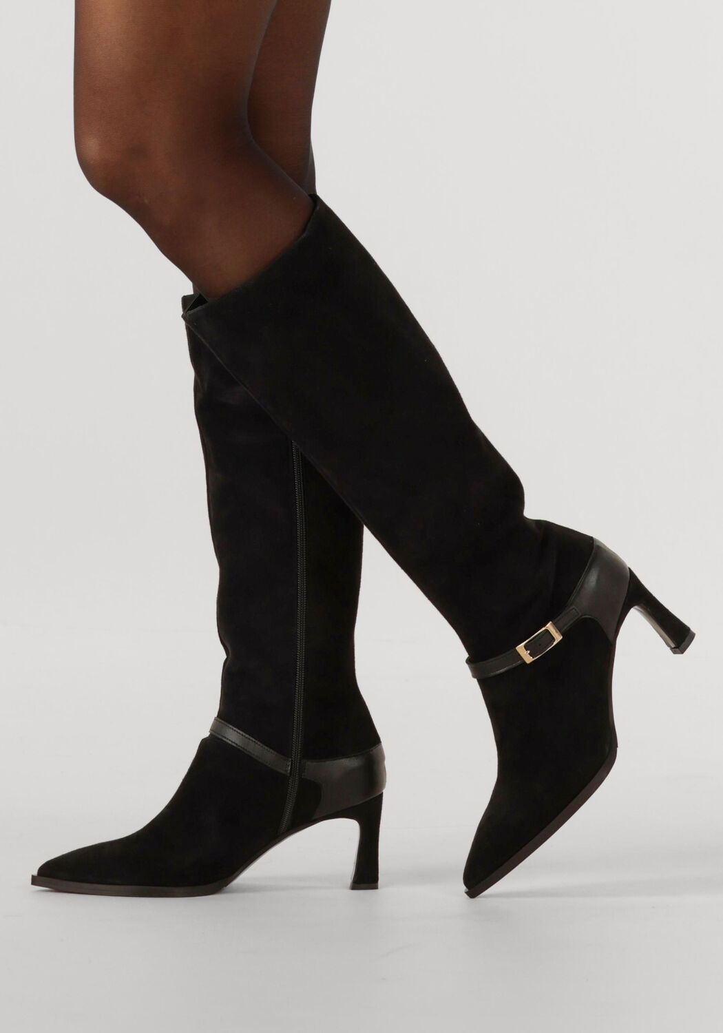 Schwarze LINA LOCCHI Hohe Stiefel AV 131/M - large