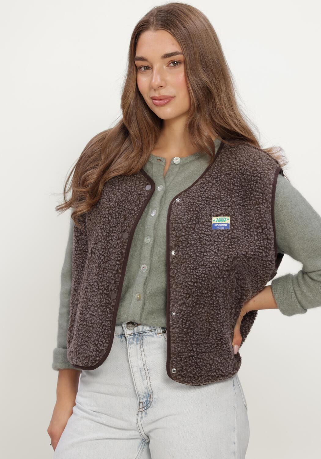 Dunkelblau AMERICAN VINTAGE Gilet HOKTOWN - large