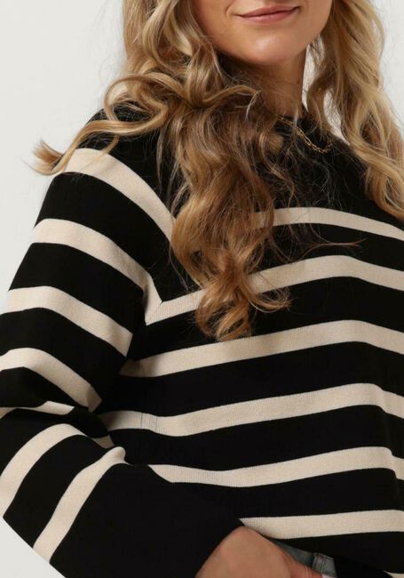 Schwarze OBJECT Pullover OBJESTER LS KNIT TOP - large